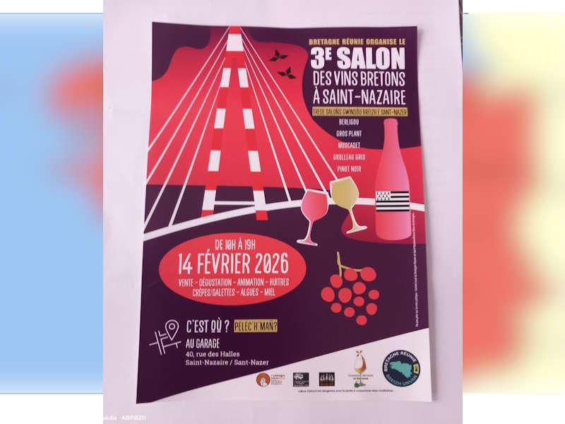 annonce su salon des vins bretons de Saint-Nazaire le 14 février 2026
